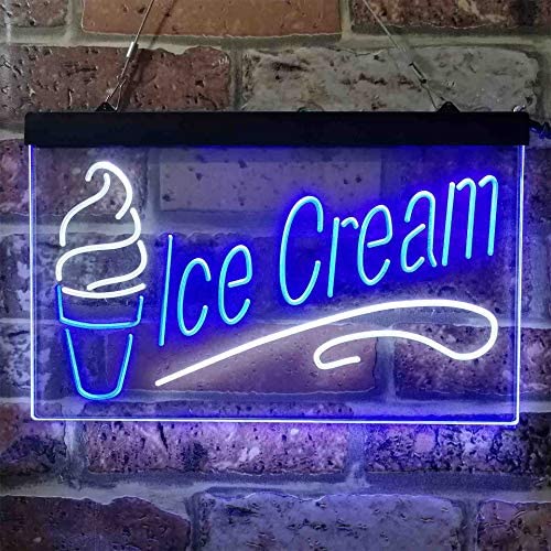 Ice Cream Dual LED Neon Light Sign1